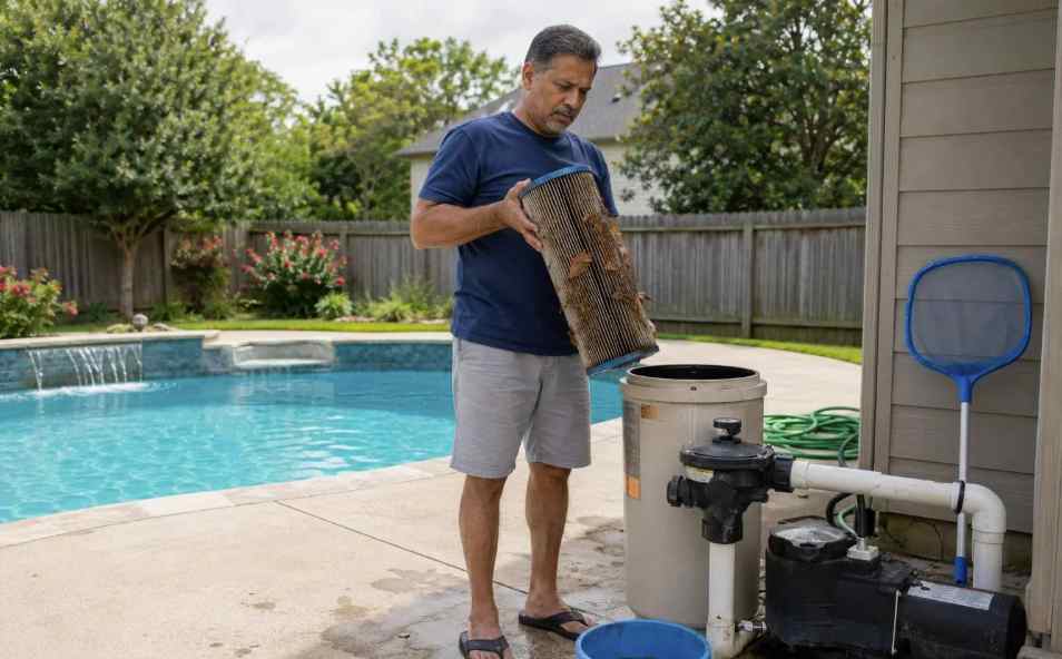 pool filter supplies